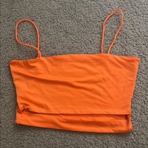 Crop top with cutout